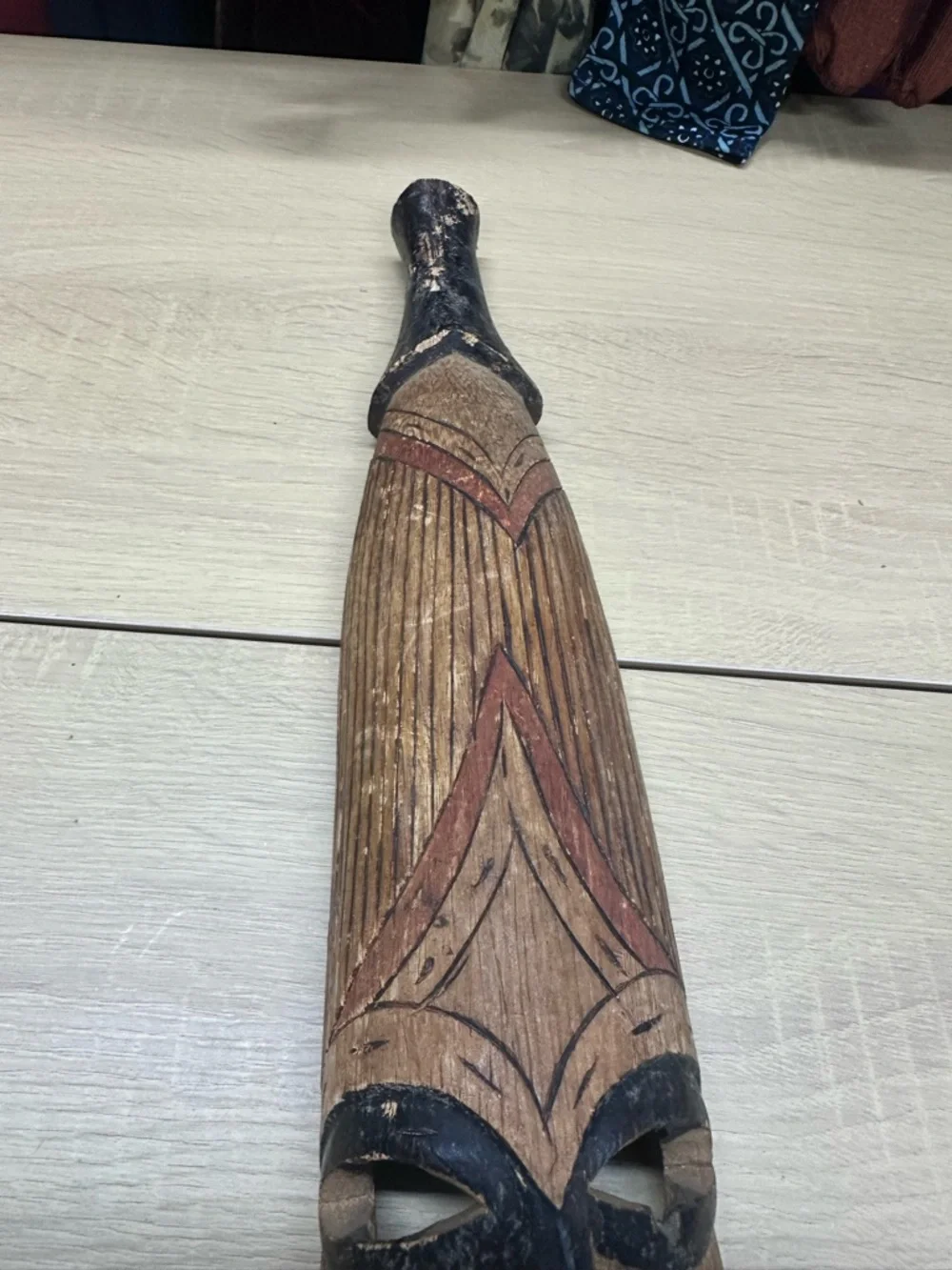 Vintage Handcrafted African Tribal Mask GUC
